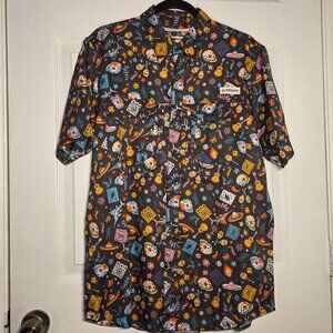 Like NEW!!! Magellan Outdoor Fish Gear Dia De Los Muertos Print - Size Small